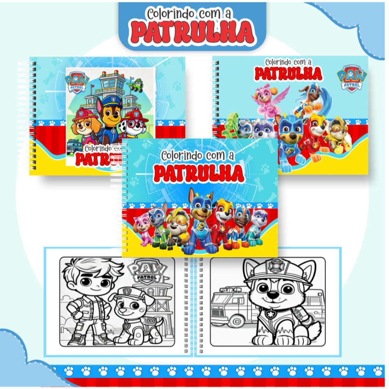 Livro de Colorir Patrulha