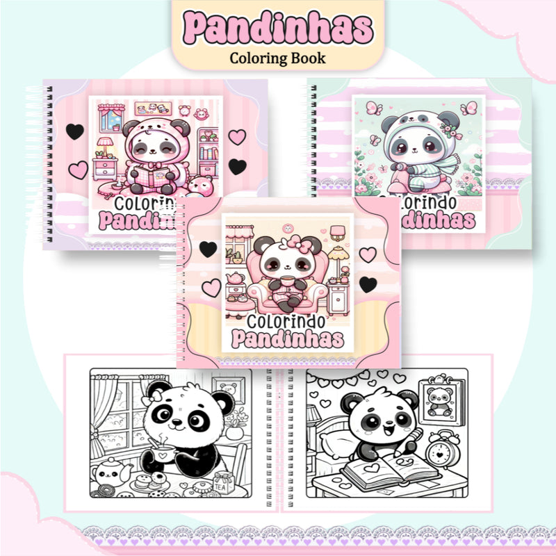 Livro de Colorir Pandinha