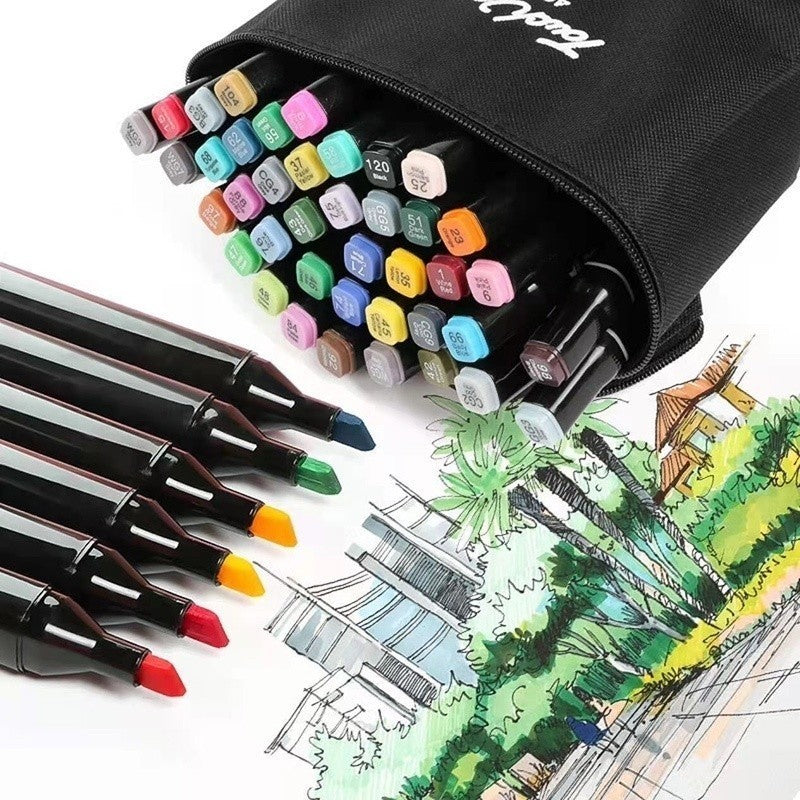 3 Livro Bobbie Goods 100 Folhas + Caneta Marcadores com Ponta Dupla 48 Cores
