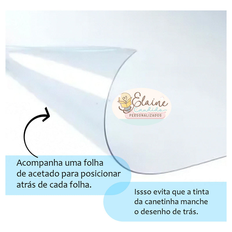 Livro de Colorir Pooh Rosa